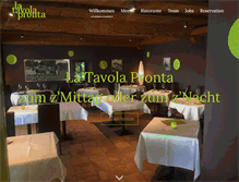 Tablet Screenshot of latavolapronta.ch